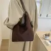 Bolsa de camurça Melard para mulheres, nova bolsa tote de outono vintage da moda 2026, bolsa de ombro de grande capacidade