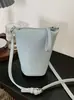 Yuezi Moda Simple Dulce Fresco 2026 Verano Nuevo Estilo Hombro Único Cruzado Casual de Moda Bolso Cubo para Mujeres