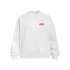 Camiseta Masculina Casual Manga Longa Gola Redonda Estampa de Letras High Street Marca Americana Tendência Primavera Outono Camiseta Solta Top