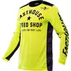 Fasthouse Nueva Ropa de Descenso Transpirable de Manga Larga Ropa para Motocicleta Todoterreno Ropa para Motocicleta Ropa para Ciclismo Camiseta de Secado Rápido para Hombre