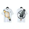 Tendencia de Belleza Transfronteriza Hellstar Estampado Digital Retro Camiseta Casual Suelta de Manga Corta para Hombre y Mujer Nfc