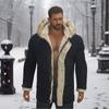 En Stock 2024 Invierno Europeo y Americano Nuevo Chaqueta Gruesa de Ante Sintético con Borrego para Hombre, Disponible en Plataformas Independientes