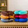 Al por mayor de fábrica almohada de viaje con forma de U de felpa para conducir, siesta, para empujar, regalo de empresa con logotipo