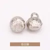 Botões Redondos Florais Estilo Chinês para Casacos Pequenos Estilo Chanel, Roupas, Trench Coats, Suéteres e Malhas Botões de Metal