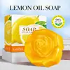 Sabonete de Óleo Essencial de Limão Natural Sadoer Todo em Inglês Sabonete Artesanal para Limpeza Corporal Sabonete Universal Comércio Exterior Transfronteiriço Atacado