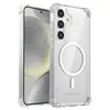 Capa de Celular Magnética Transparente Adequada para Samsung S26Ultra com Carregamento Sem Fio S25Edge Capa Protetora Anti-Queda nos Quatro Cantos