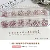 Decoraciones para Uñas de Resina de 12 Compartimentos Popular Transfronterizo Champagne Blanco Rojo Rosa Rhinestones Irregulares de Fondo Plano Accesorios para Uñas