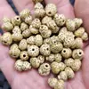 Xingyue Bodhi Furo Passante Cabacinha Contas Soltas Dente Amarelo Estrelado Cabacinha Estereoscópica Pulseira Colar Acessórios de Joias Contas
