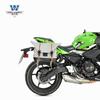 El lobo de coche musculoso es adecuado para Kawasaki Ninja650 empaque de borde lateral casco medio casco casco completo con cerradura portaequipajes de liberación rápida modificado