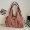 Bolsa Cruzada de Hombro Único Nueva de Verano para Mujer, Bolso de Tela Ligero para Llevar en la Mano, Bolso para el Brazo Urbano Simple Japonés Versátil