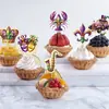 Carnaval de Nuevos Productos Transfronterizos Decoración para Pastel Inserto Máscara Carnavales Creativos Inserto Pequeño Inserto para Postre