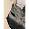 Shorts Jeans de Verão Novo Estilo Linha A para Mulheres 2026 Cintura Alta Emagrecimento Versátil Calças de Perna Larga Que Fazem as Pernas Parecerem Mais Longas, Adequado para o Trabalho