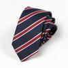 Gravata Masculina Listrada Formal Negócios Profissional Black Tie Azul Equipe Casamento Noivo Vermelha 6cm