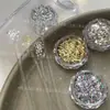 Arte de Uñas Brillante Estrella de Cinco Puntas Piezas Brillantes Primavera y Verano Nuevo Ultra-delgado Plata Oro Claro Mini Mezclado Pegatina Decoración de Uñas
