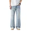 Fengshe Roupa Masculina / Nova Coleção Primavera 2026 Marca Americana de Moda High Street Jeans Masculino Reto Solto Calça Longa
