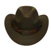 Sombreros para Hombre Transfronterizos, Sombreros Vaqueros Occidentales Europeos y Americanos, Sombreros de Jazz de Lana, Sombreros de Sol para Mujer para Exteriores, Sombreros Negros para Adultos