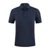 Camisas Polo de Alto Padrão com Logos Impressos Personalizados, Roupas de Trabalho de Grupo para Verão de Manga Curta, Camisas de Lapela Publicitárias para Empresas, Feito Sob Medida