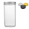 Taza para Batido de Avena Nocturna, Botella Transparente de Vidrio con Forma de Pájaro de Miel, Botella Dispensadora de Caviar, Frasco de Vidrio Resistente a Altas Temperaturas para Conservas