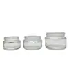 En stock Botella de Crema para Ojos de Pan 20g Botella de Crema Facial con Tapa de Arco 30g Tarro de Vidrio Esmerilado para Crema Cosméticos 50g