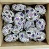 Bola de diamante incrustada con cuentas de cristal de pedrería, cuentas con agujero, cuentas espaciadoras, hechas a mano, material para colgante de pulsera de mano, accesorios de joyería DIY al por mayor