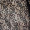 Encaje de Hilo Prensado Elástico Blanco y Negro de Exportación Ancho 1.5m DIY Vestido Top Accesorios para el Hogar Encaje