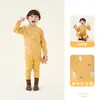 Nuevo Conjunto de Ropa Interior Térmica para Bebé Otoño/Invierno Conjunto de Ropa de Casa para Niños Algodón Puro Clase A Ropa Interior para Niños y Niñas Conjunto para Bebé Algodón