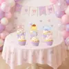 Nuevo Juego de Banderines de Fiesta de Cumpleaños de Amazon Decoración de Banderines Colgantes en Espiral Adornos para Cupcakes Venta al por Mayor