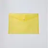 Bolsa de Arquivo A4 Colorida com Ponto Transparente Bolsa para Armazenamento de Papel de Teste com Botão de Pressão Bolsa de Informações para Estudantes Pasta Material de Escritório