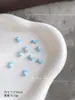 Novos Enfeites de Unha com Laço de Pérola Ornatos de Diamante para Unha com Laço de Fita Estéreo Dopamina Tamanho Pequeno Venda por Atacado