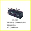 Acoplador de tira larga de aluminio M3 de 4 orificios Conector adaptador M4 Bloque de fijación Bloque cuadrado Barra de aluminio Disponible en fábrica de Dongguan