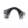 Transfronteiriço 25cm látex mini corda corda de bagagem feixe cinta elástica multifuncional 4mm cinta de borracha gancho corda elástica