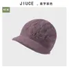 Sombrero Cálido de Mamá para Mujer, Nuevo Sombrero de Punto de Piel de Conejo para Otoño e Invierno, Sombrero de Pescador Engrosado para Proteger las Orejas para Mujeres de Mediana Edad y Mayores, Elegante Sombrero de Abuela