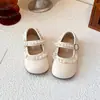 Zapatos de Princesa para Niñas 2026 Primavera/Otoño Plateados Elegantes Zapatos de Cuero para Niños Mocasines de Suela Suave Zapatos Individuales Antideslizantes Zapatos de Rendimiento