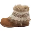 Botas de Neve Quentes à Prova de Vento Espessadas com Veludo, Versátil para Todas as Ocasiões, Moda de Inverno 2026 para Mulheres, Botas Curtas com Solado Grosso