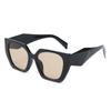 Gafas de Sol de Moda Europea y Americana de Marco Cuadrado Grande Transfronterizo para Hombre y Mujer, Fotografía Callejera, Personalidad Irregular, Gafas de Sol ins