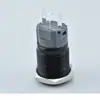 Loniu 16mm Cabeza Plana Autorreparable Metal Negro Aluminio Oxidación Anillo de Luz Impermeable Tipo Pin Marcha Lenta