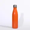 Acero Inoxidable 304 Boca Pequeña Botella de Cola Estilo Americano Bola de Bolos Taza con Aislamiento al Vacío Portátil Botella de Agua Deportiva para Ciclismo