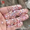 Fragmentos de Concha Fragmentos Concha Natural Manicure Adesivos de Unha Grampo Broche Acessórios para Cabelo DIY Atacado
