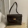 Bolso Tote Retro de Gran Capacidad para Viajes Diarios de Mujer 2025 Invierno Nuevo Casual de Gama Alta Bolso de Hombro Cruzado