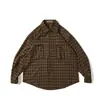 Ropa para Hombre Beijie 2026 Otoño Nueva Camisa Retro a Cuadros para Hombre Camisa de Manga Larga Chaqueta Casual Holgada para Pareja