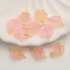 Cuentas Dispersas de Hielo Transparente Estilo Antiguo, Cuentas de Vidrio con Flor en Degradado, Materiales para Cuentas de Pulseras DIY, Accesorios Hechos a Mano para Pendientes