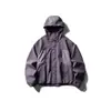 Jaqueta com Capuz à Prova de Vento e Impermeável Série Montanha Rumeng Outdoor Vento Retrô para Homens e Mulheres Uso Diário Esportes Montanhismo Casaco Funcional Tendência