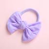 Europeu e Americano Hot Bow Baby Hair Band Baby Super Soft Nylon Traceless Headwear Girls' Photo Headband