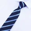 Corbata Jk Estudiante Femenina Estilo Universitario Corbata de Ritmo Libre Corbata de Moño Camisa Azul y Blanco Rayado Escolar Corbata de Moda