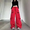 Pantalones de trabajo para hombre con múltiples bolsillos, nuevo estilo verano 2024, ligeros, estilo americano, funcionales, elegantes, corte holgado, pierna recta, pantalones largos casuales