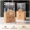 Trofeo Creativo de Madera Maciza y Cristal Hecho a Medida Premio de Alta Gama para Empleados Campeones, Competición, Reunión Anual y Premios de Honor