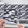 Papel de Parede Impermeável e à Prova de Umidade Transfronteiriço Msc Autoadesivo Mosaico Estéreo Antifouling Embelezamento Azulejo Decorativo Papel de Parede