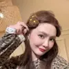 Grampo de Cabelo de Pelúcia Doce Coração Coreano para Outono e Inverno Moda Menina Grampo de Cabelo Diário Clipe Lateral Acessório de Cabelo