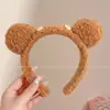 Faixas de cabelo da moda para meninas, perfeitas para outono e inverno, com um design fofo e divertido, apresentando orelhas de gato de desenho animado, e versáteis o suficiente para combinar com qualquer roupa.