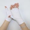 Luvas de Meio Dedo com Dedos Livres, Ultraleves e Finas, Adequadas para Nail Art, Dança Quadrada, Proteção Solar, Ciclismo, Direção e Colheita